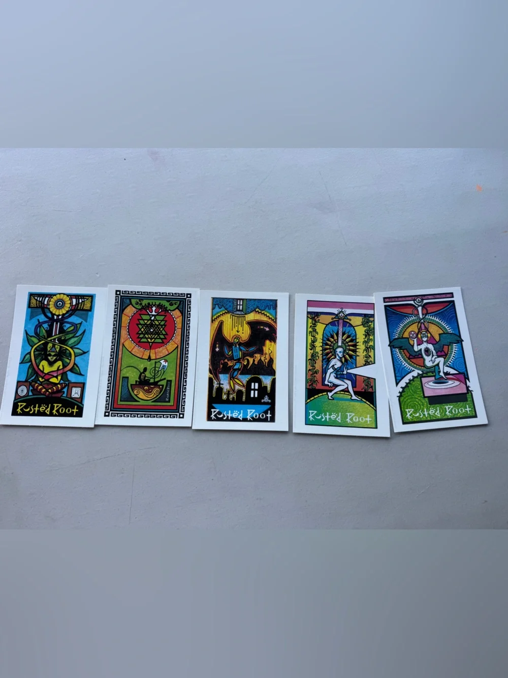 Rusted Root Lot of 5 Postcards. New